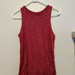 Lululemon Sleeveless Red Top